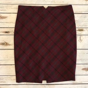 Express Plaid Skirt